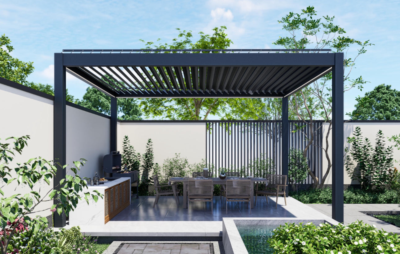 Automatic Aluminum Pergola Outdoor